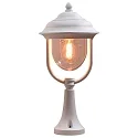 Lampe à piquet de terre PARMA E27 IP43, transparent, blanche
