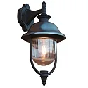 Luminaire mural d’extérieur PARMA Bas E27 IP43, acier inoxydable, dégager, noir 