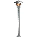 Path luminaire MODENA, E27 max. 60W, galvanised steel / clear glass