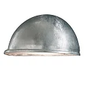 Wall luminaire TORINO, width 28cm, E14 max. 40W, fire-galvanised steel / acrylic glass