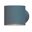 Outdoor wall luminaire MODENA Round, Up/Down, G9 max. 25W, grey, aluminium / clear glass