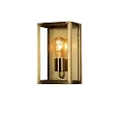 Luminaire mural d’extérieur CARPI E27 IP44, laiton gradable