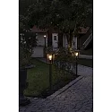 Konstsmide Luminaire d'allées CARPI E27 IP44, laiton, noir  gradable