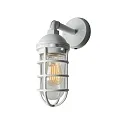 Luminaire mural d’extérieur OLBIA Bas, rond, langue E27 IP44, blanche gradable