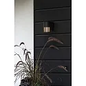 Konstsmide outdoor wall luminaire PISTOIA E27 IP54, black dimmable