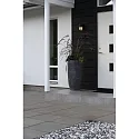 Konstsmide outdoor wall luminaire PISTOIA E27 IP54, black dimmable