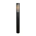 path light PISTOIA E27 IP54, black dimmable