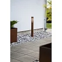 Konstsmide Luminaire d'allées PISTOIA E27 IP54, rouille gradable