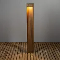 Konstsmide path light RHO IP54, rust 