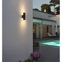 Luminaire mural d’extérieur CUNEO UP/DOWN E27 IP54, noir gradable