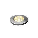Projecteur encastré version pour montage encastré, lot de 3 IP44, acier inoxydable, transparent