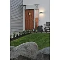 Outdoor wall luminaire TERAMO, Up/Down, E27 max. 40W, black aluminium / opal glass