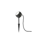 Lampe à piquet de terre LECCA pivotant IP44, noir  