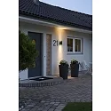 Outdoor wall luminaire MODENA, Up/Down, with double cone of light, IP44, 2x GU10 max. 35W, black aluminium / clear glass