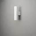 outdoor wall luminaire TEMI up / down, cylindrical GU10 IP54, gold, black dimmable