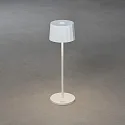 battery table lamp POSITANO round, CCT Switch, dimmable IP54, white dimmable