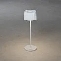 battery table lamp POSITANO round, CCT Switch, dimmable IP54, white dimmable