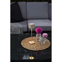 Konstsmide battery table lamp CAPRI MINI USB square IP54, sand coloured dimmable