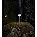 Konstsmide Lampe de table à accu LYON avec connexion USB, CCT Switch, RGB, avec variateur tactile IP54, vert, gris gradable