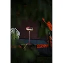 Konstsmide Lampe de table à accu LYON avec connexion USB, CCT Switch, RGB, avec variateur tactile IP54, terre cuite gradable