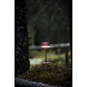 Konstsmide Lampe de table à accu LYON avec connexion USB, CCT Switch, RGB, avec variateur tactile IP54, terre cuite gradable