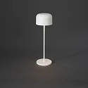 Konstsmide Lampe de table à accu LILLE avec connexion USB, avec variateur tactile IP54, blanche gradable