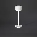 Konstsmide Lampe de table à accu LILLE avec connexion USB, avec variateur tactile IP54, blanche gradable