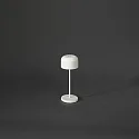 battery table lamp LILLE MINI with USB connection, with touch dimmer IP54, white dimmable