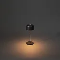 Konstsmide Lampe de table à accu LILLE MINI avec connexion USB, avec variateur tactile IP54, noir gradable