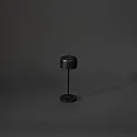 Konstsmide Lampe de table à accu LILLE MINI avec connexion USB, avec variateur tactile IP54, noir gradable