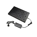 Konstsmide Station de recharge CHARGER TL MINI avec espaceur, 15 fois, noir