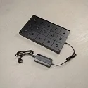 Konstsmide Station de recharge CHARGER TL MINI avec espaceur, 15 fois, noir