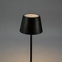 Konstsmide Lampadaire à accu POMEZIA MEDIUM USB IP54, noir gradable