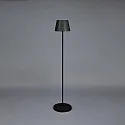 Konstsmide Lampadaire à accu POMEZIA MEDIUM USB IP54, noir gradable