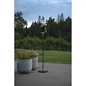 Konstsmide Lampadaire à accu POMEZIA MEDIUM USB IP54, noir gradable