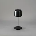Konstsmide battery table lamp BIOT USB IP54, black dimmable