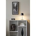 Konstsmide battery table lamp BIOT USB IP54, black dimmable