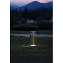 Konstsmide Lampe de table à accu EDISON L USB IP54, anthrazit gradable