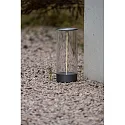Konstsmide Lampe de table à accu EDISON L USB IP54, anthrazit gradable