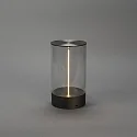 Konstsmide Lampe de table à accu EDISON M USB IP54, anthrazit gradable
