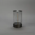 Konstsmide Lampe de table à accu EDISON M USB IP54, anthrazit gradable