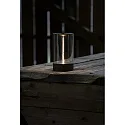 Konstsmide Lampe de table à accu EDISON M USB IP54, anthrazit gradable