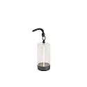 battery table lamp EDISON XS USB IP54, anthracite dimmable