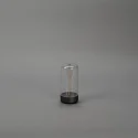 Konstsmide battery table lamp EDISON XS USB IP54, anthracite dimmable