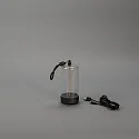 Konstsmide battery table lamp EDISON XS USB IP54, anthracite dimmable