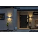 Konstsmide Outdoor wall luminaire PAVIA, with double cone of light, 3W 3000K 800lm, anthracite aluminium