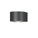 Luminaire mural GELA haut bas IP54, gris foncé 