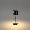 Konstsmide Lampe de table à accu VENCE MINI USB IP54, noir gradable