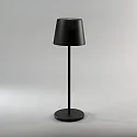 Konstsmide battery table lamp VENCE USB IP54, black dimmable