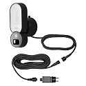 Konstsmide outdoor wall luminaire KONSTSMIDE SMARTLIGHT with camera IP54, black dimmable